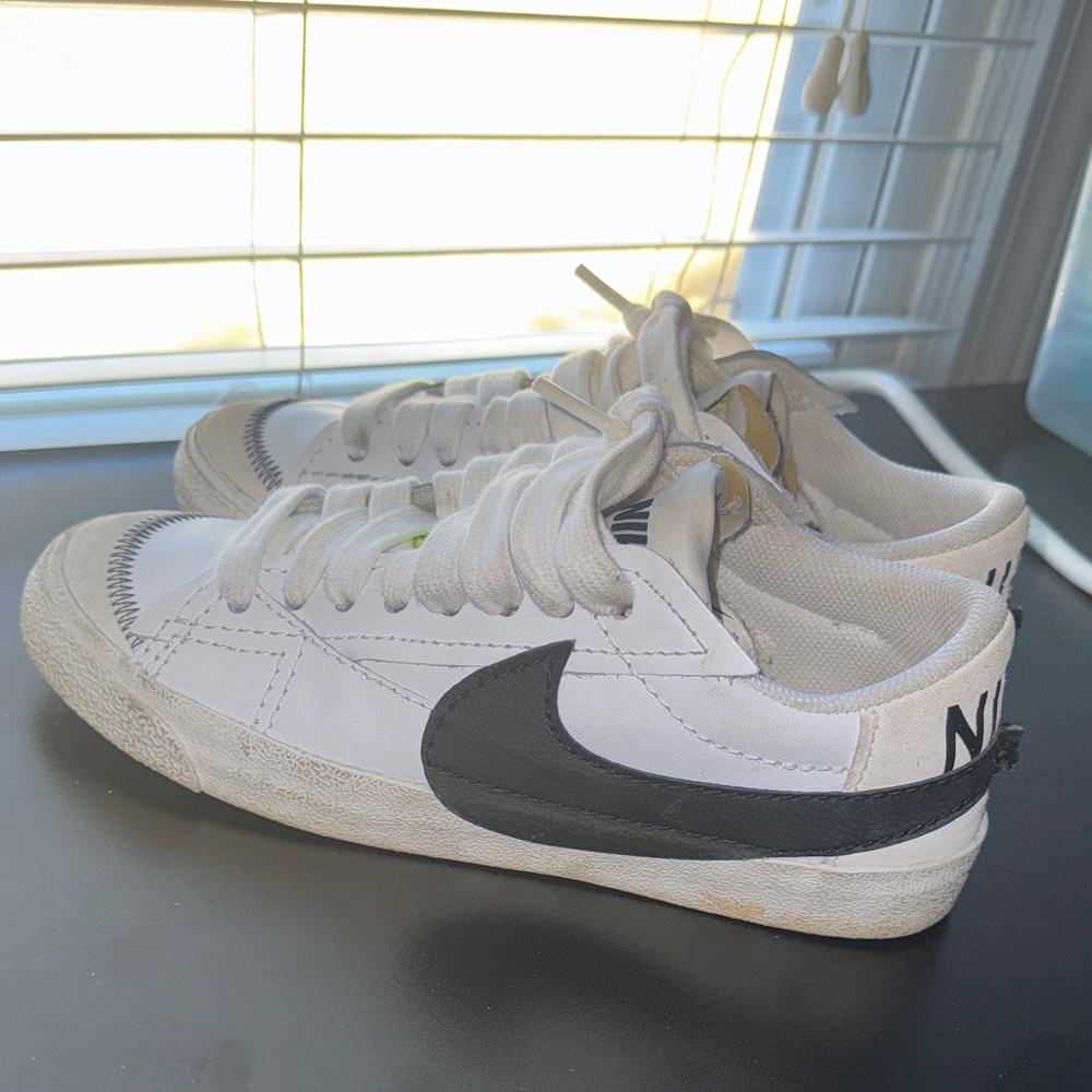 Nike Classic White and Black Shoes